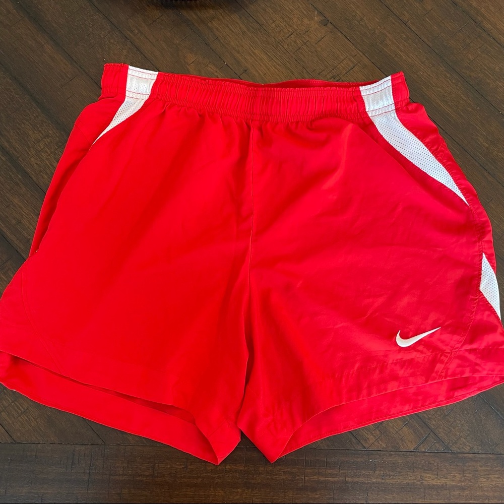 Red Nike Soccer Shorts - Women Size S